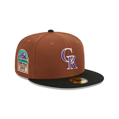 Colorado Rockies MLB Harvest 59FIFTY Cerrada