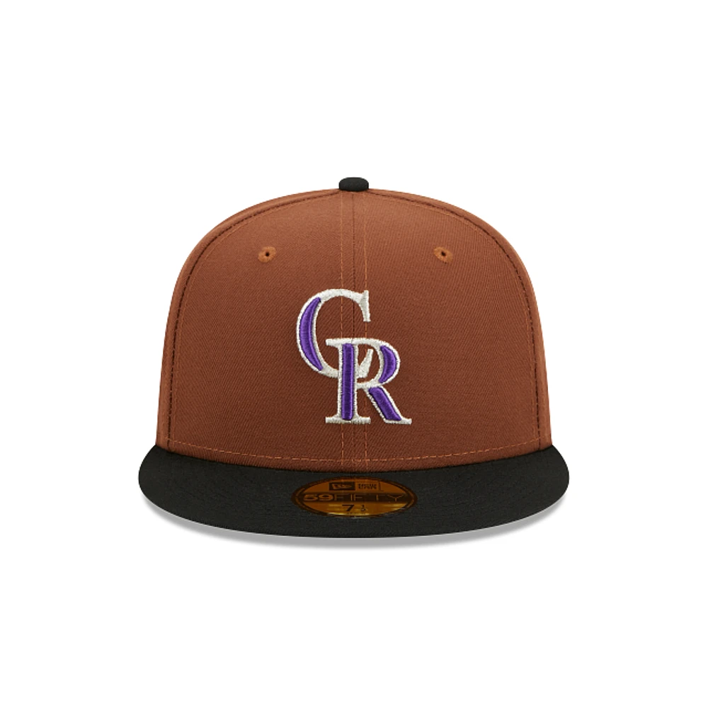 Colorado Rockies MLB Harvest 59FIFTY Cerrada