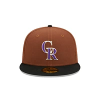 Colorado Rockies MLB Harvest 59FIFTY Cerrada