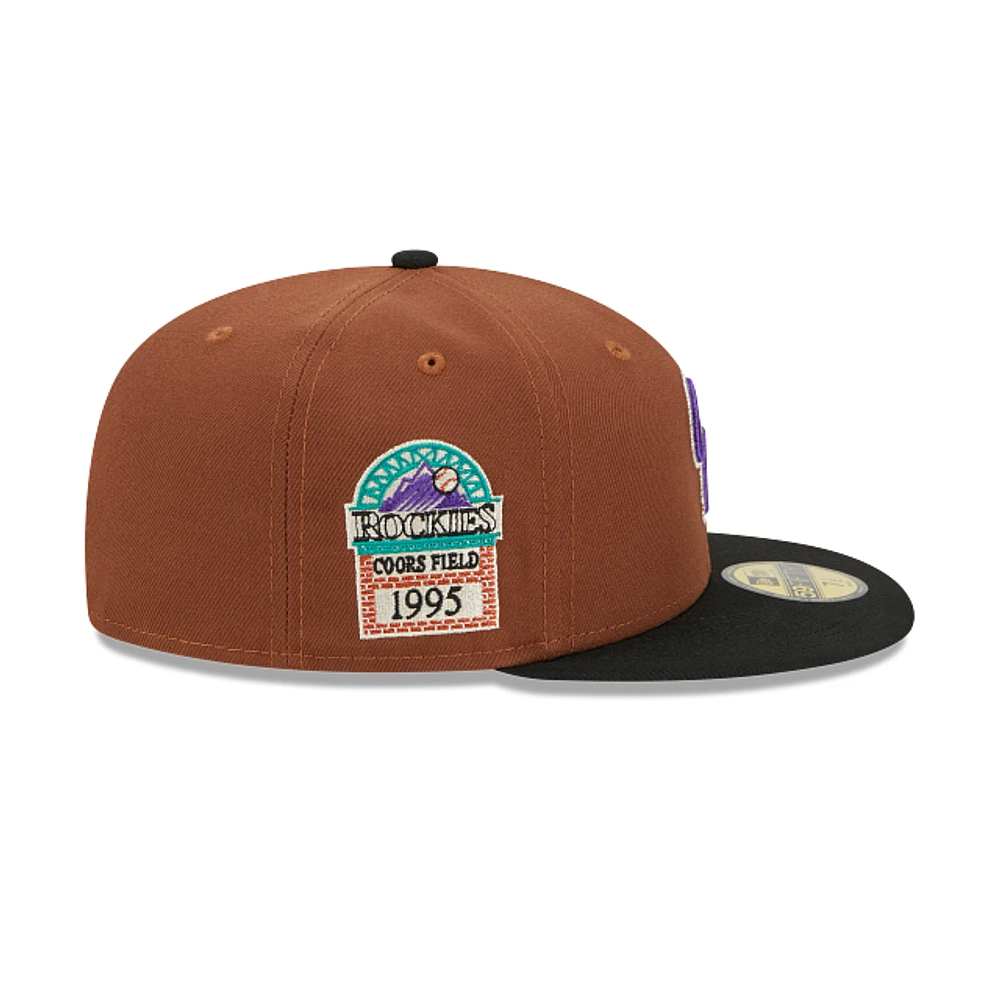 Colorado Rockies MLB Harvest 59FIFTY Cerrada