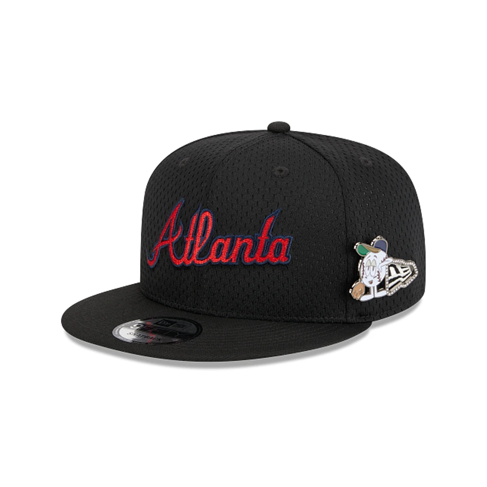 Atlanta Braves MLB Post Up Pin 9FIFTY Snapback