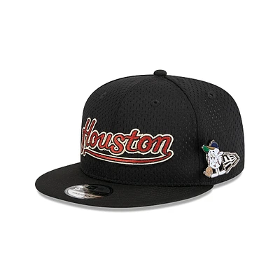 Houston Astros MLB Post Up Pin 9FIFTY Snapback