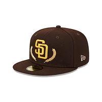 San Diego Padres MLB Gold Leaf 59FIFTY Cerrada