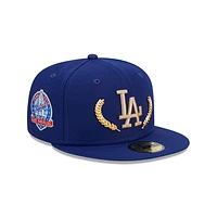 Los Angeles Dodgers MLB Gold Leaf 59FIFTY Cerrada