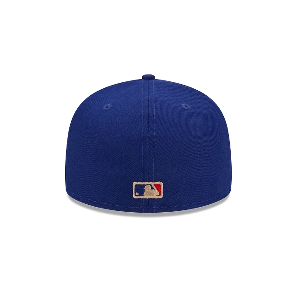 Los Angeles Dodgers MLB Gold Leaf 59FIFTY Cerrada