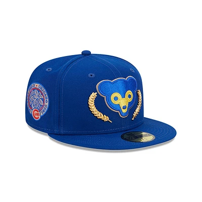 Chicago Cubs MLB Gold Leaf 59FIFTY Cerrada