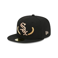 Chicago White Sox MLB Gold Leaf 59FIFTY Cerrada