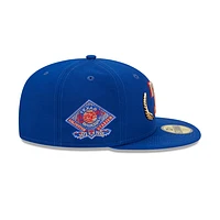 Texas Rangers MLB Gold Leaf 59FIFTY Cerrada