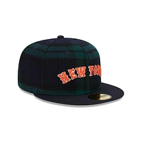 New York Mets MLB Black Watch Tartan 59FIFTY Cerrada