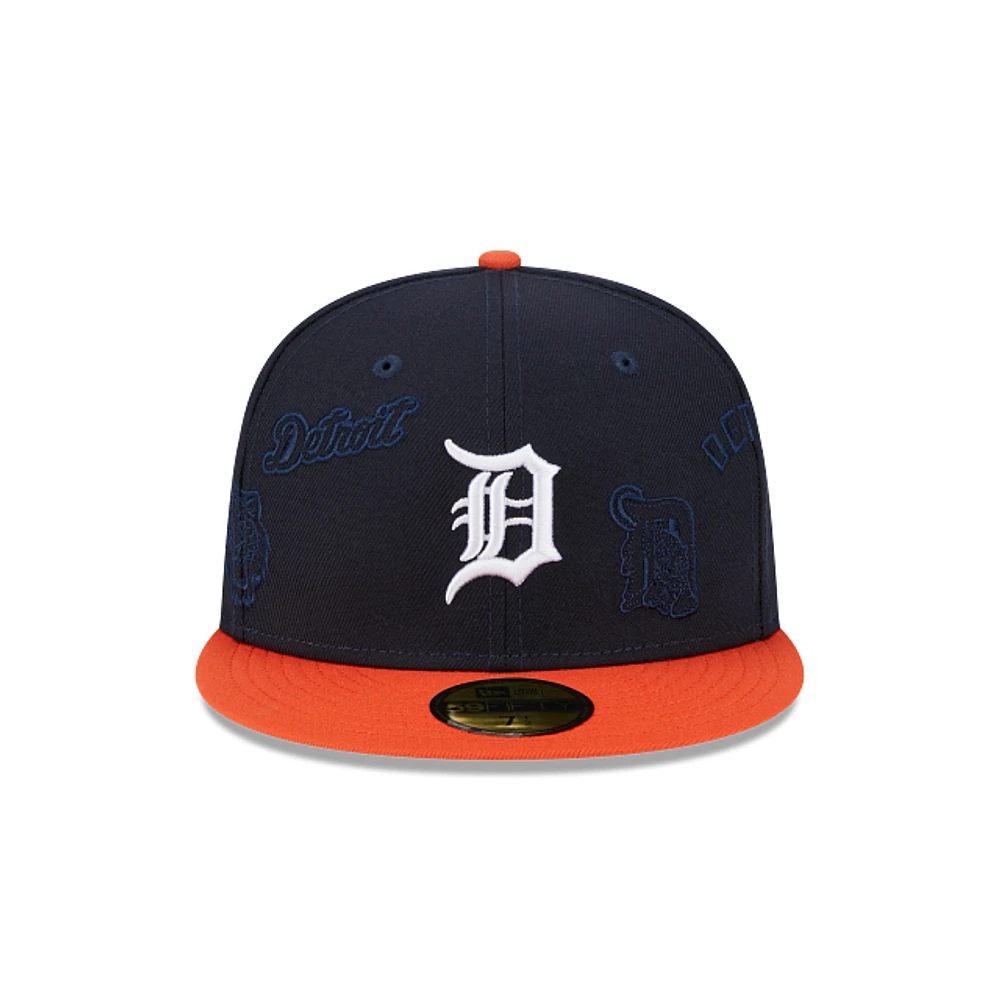 Detroit Tigers MLB Multi Logo 59FIFTY Cerrada