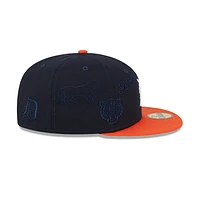 Detroit Tigers MLB Multi Logo 59FIFTY Cerrada