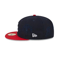 Atlanta Braves MLB Multi Logo 59FIFTY Cerrada