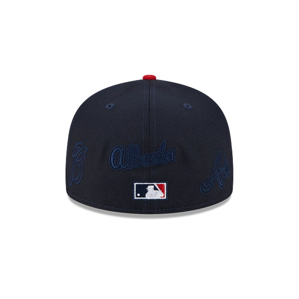 Atlanta Braves MLB Multi Logo 59FIFTY Cerrada