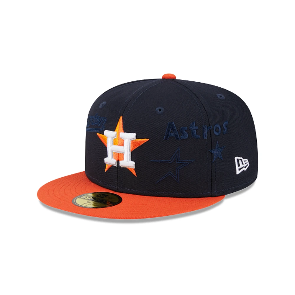 Houston Astros MLB Multi Logo 59FIFTY Cerrada