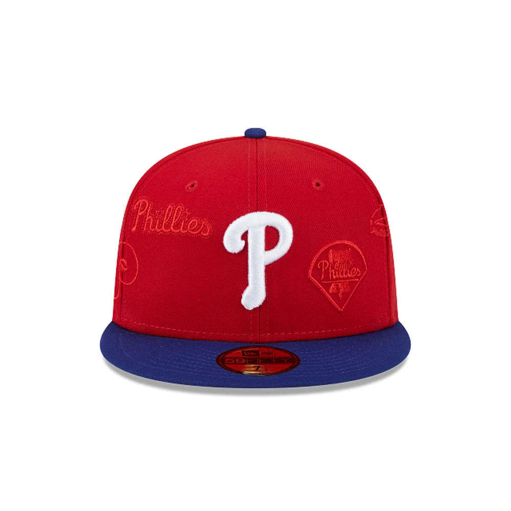 Philadelphia Phillies MLB Multi Logo 59FIFTY Cerrada