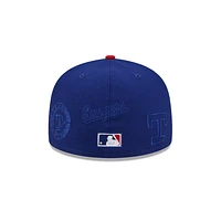 Texas Rangers MLB Multi Logo 59FIFTY Cerrada