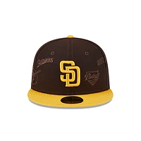 San Diego Padres MLB Multi Logo 59FIFTY Cerrada