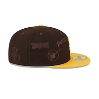 San Diego Padres MLB Multi Logo 59FIFTY Cerrada