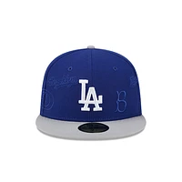 Los Angeles Dodgers MLB Multi Logo 59FIFTY Cerrada