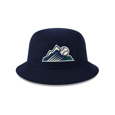 Colorado Rockies MLB Plaid Logo Bucket