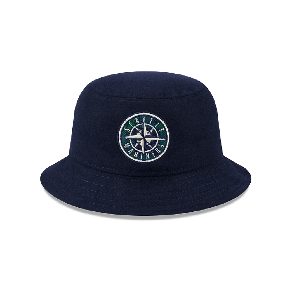 Seattle Mariners MLB Plaid Logo Bucket