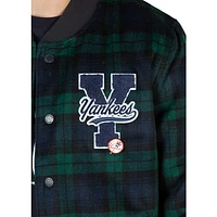 Chamarra New York Yankees MLB Black Watch Tartan