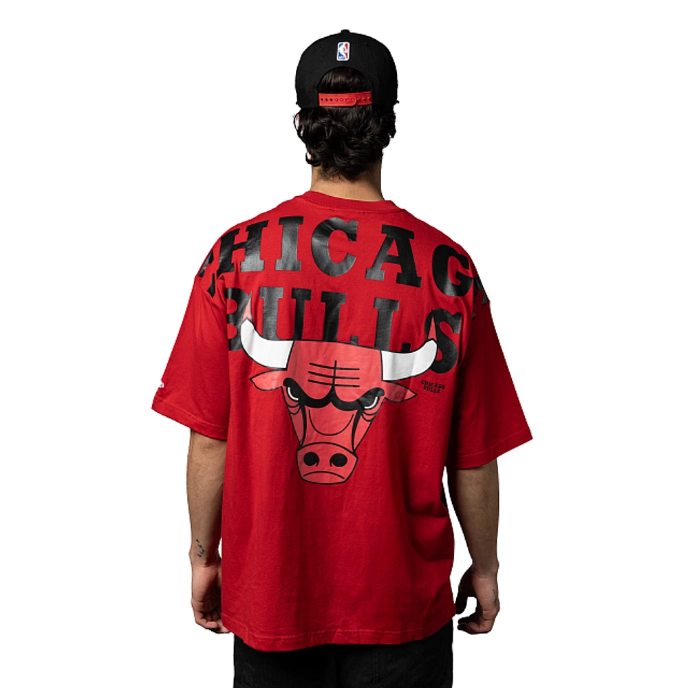 Playera Manga Corta Chicago Bulls NBA Oversized Essentials