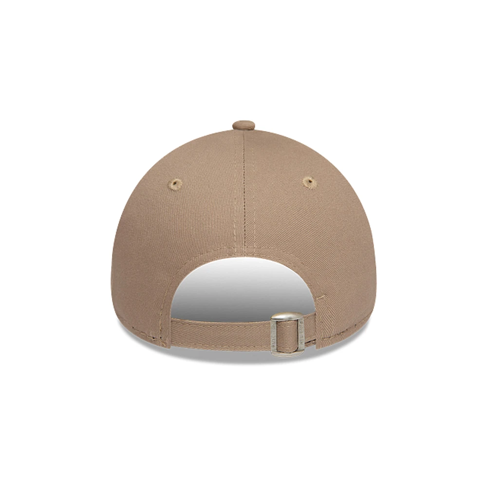 Gorra New Era Essentials 9TWENTY Strapback Café para Mujer