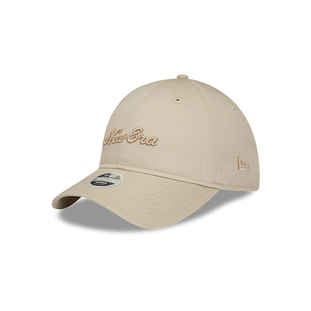 Gorra New Era Essentials 9TWENTY Strapback Beige para Mujer