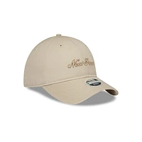 Gorra New Era Essentials 9TWENTY Strapback Beige para Mujer