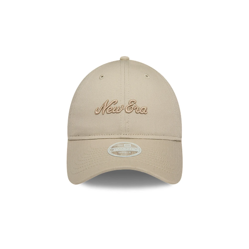 Gorra New Era Essentials 9TWENTY Strapback Beige para Mujer