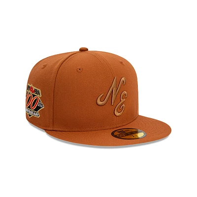 New Era Script 59FIFTY Cerrada Café