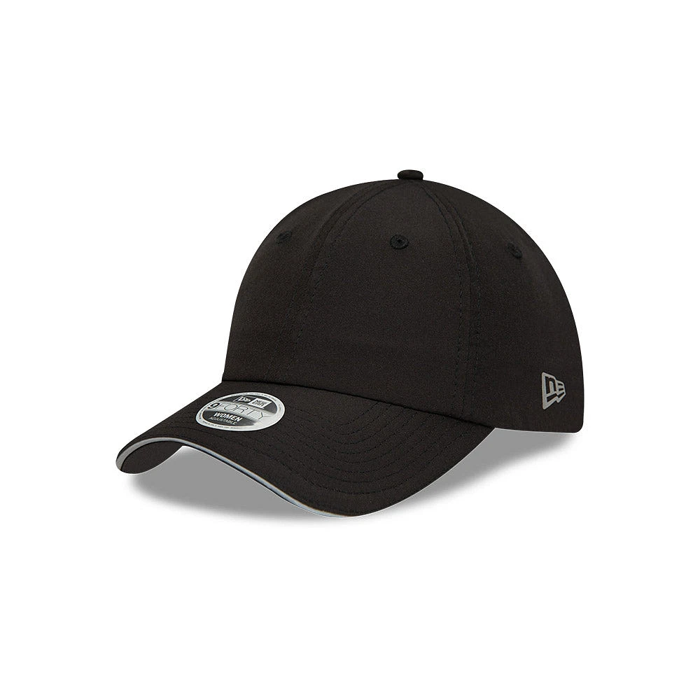 New Era Open Back Active 9FORTY Strapback Negra para Mujer