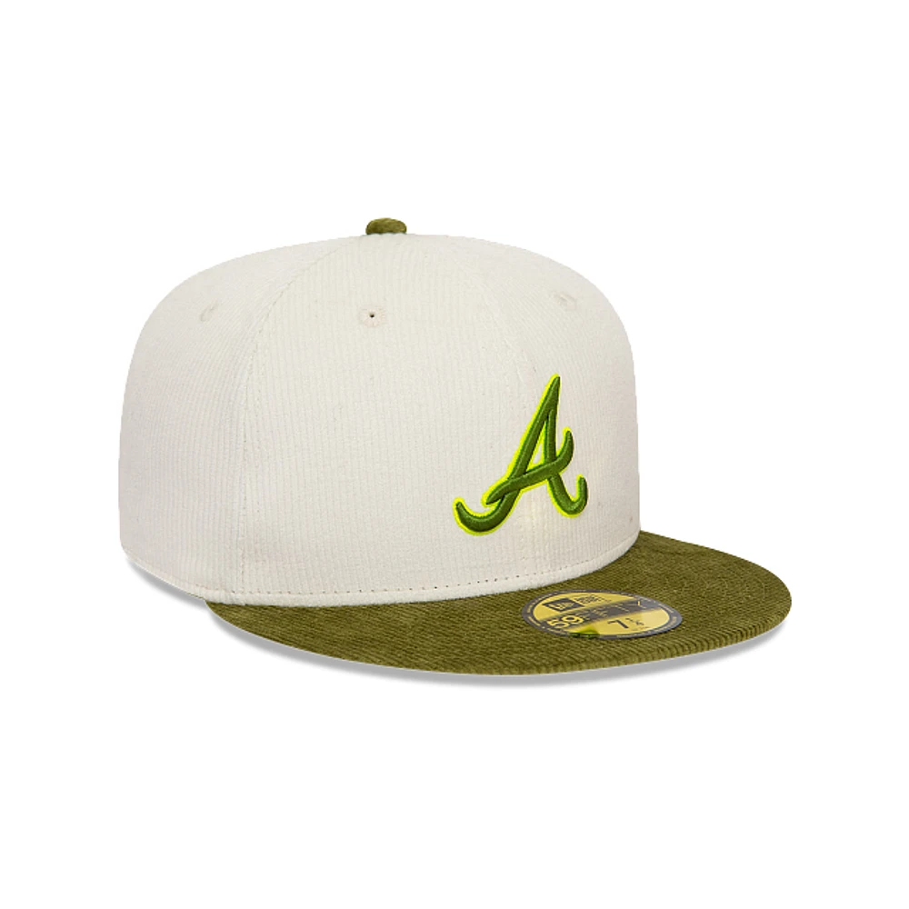 Atlanta Braves MLB Cord Essentials 59FIFTY Cerrada