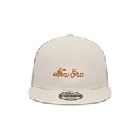 New Era World 9FIFTY Trucker Snapback Beige