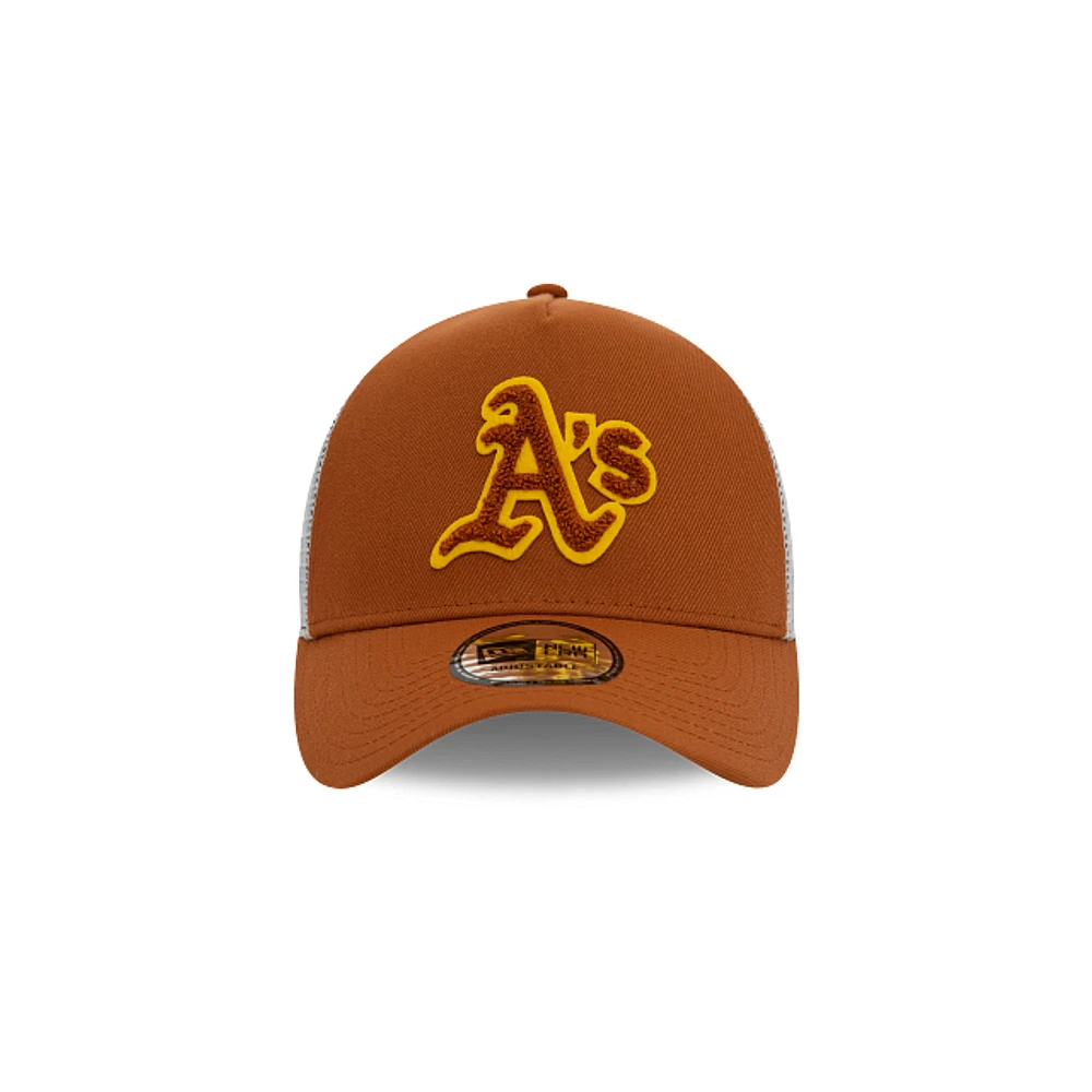 Oakland Athletics MLB Boucle Contemporary 9FORTY AF Trucker Snapback