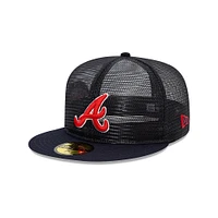 Atlanta Braves MLB Mesh Patch 59FIFTY Cerrada