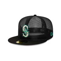 Seattle Mariners MLB Mesh Patch 59FIFTY Cerrada