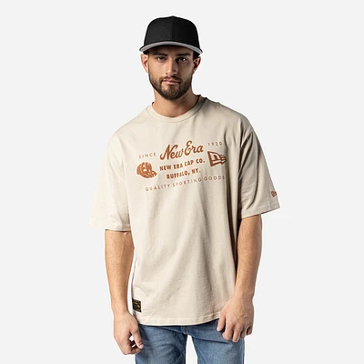 Playera Manga Corta New Era Heritage Beige