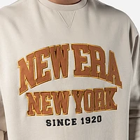 Sudadera New Era Heritage Beige