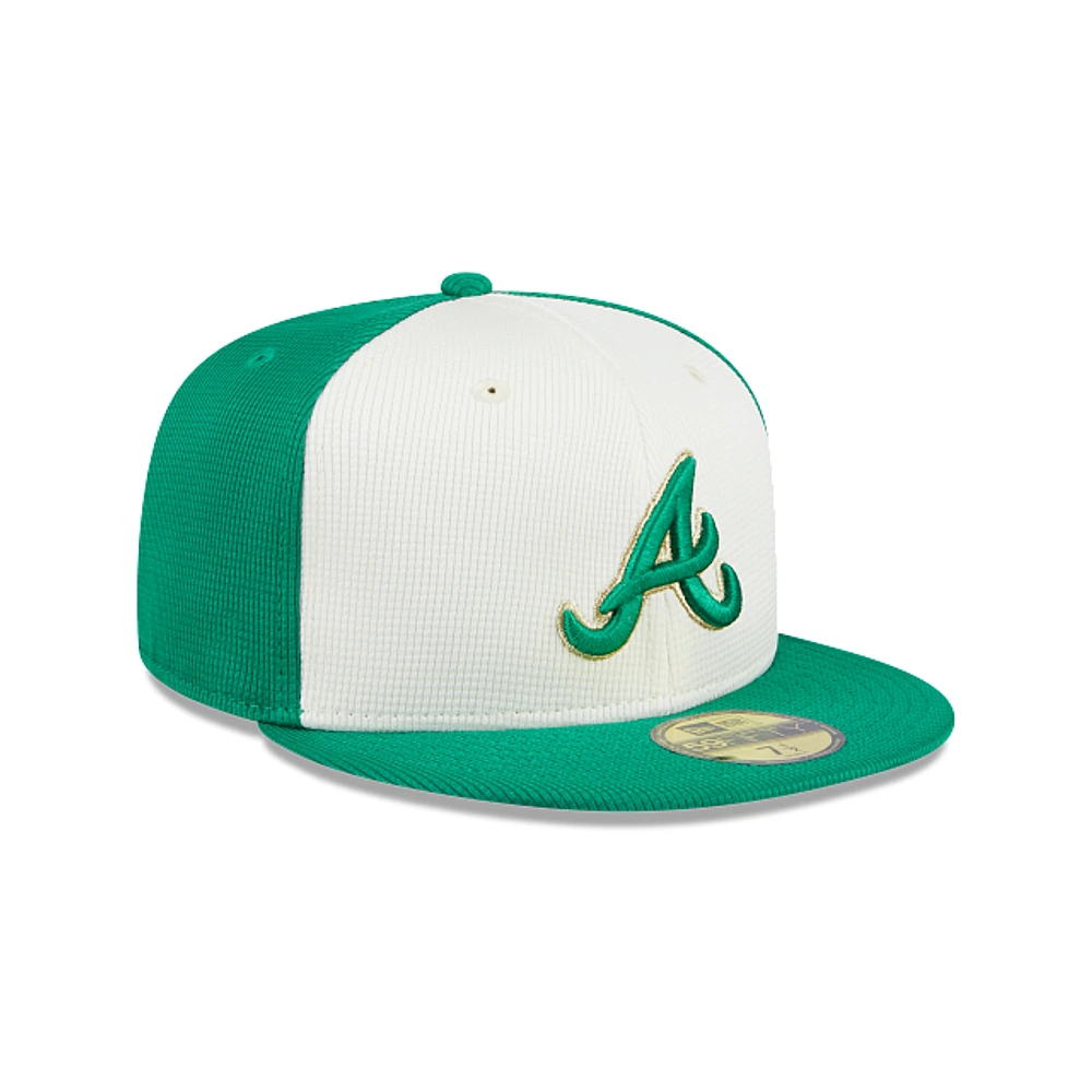 Atlanta Braves MLB St. Patrick's Day 2024 59FIFTY Cerrada