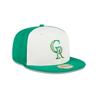 Colorado Rockies MLB St. Patrick's Day 2024 59FIFTY Cerrada