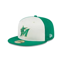 Miami Marlins MLB St. Patrick's Day 2024 59FIFTY Cerrada