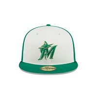 Miami Marlins MLB St. Patrick's Day 2024 59FIFTY Cerrada