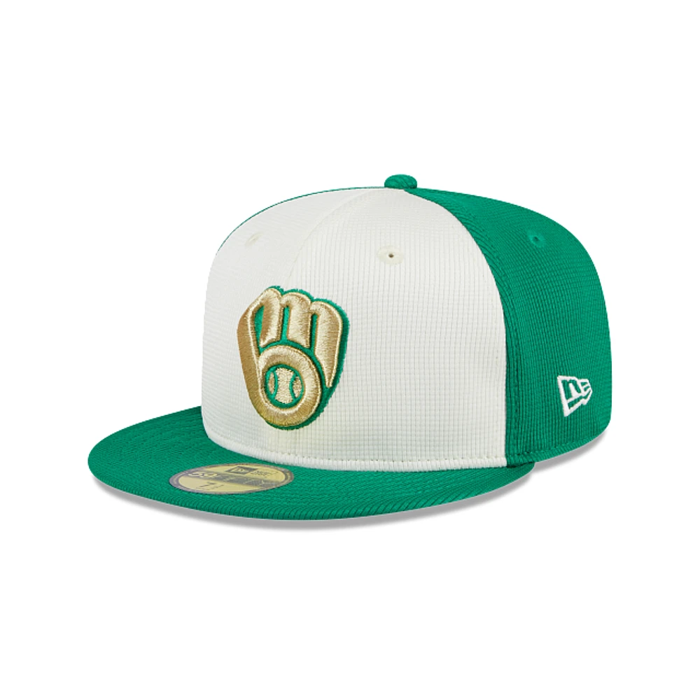 Milwaukee Brewers MLB St. Patrick's Day 2024 59FIFTY Cerrada