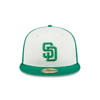 San Diego Padres MLB St. Patrick's Day 2024 59FIFTY Cerrada