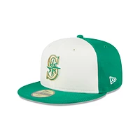 Seattle Mariners MLB St. Patrick's Day 2024 59FIFTY Cerrada