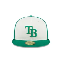 Tampa Bay Rays MLB St. Patrick's Day 2024 59FIFTY Cerrada