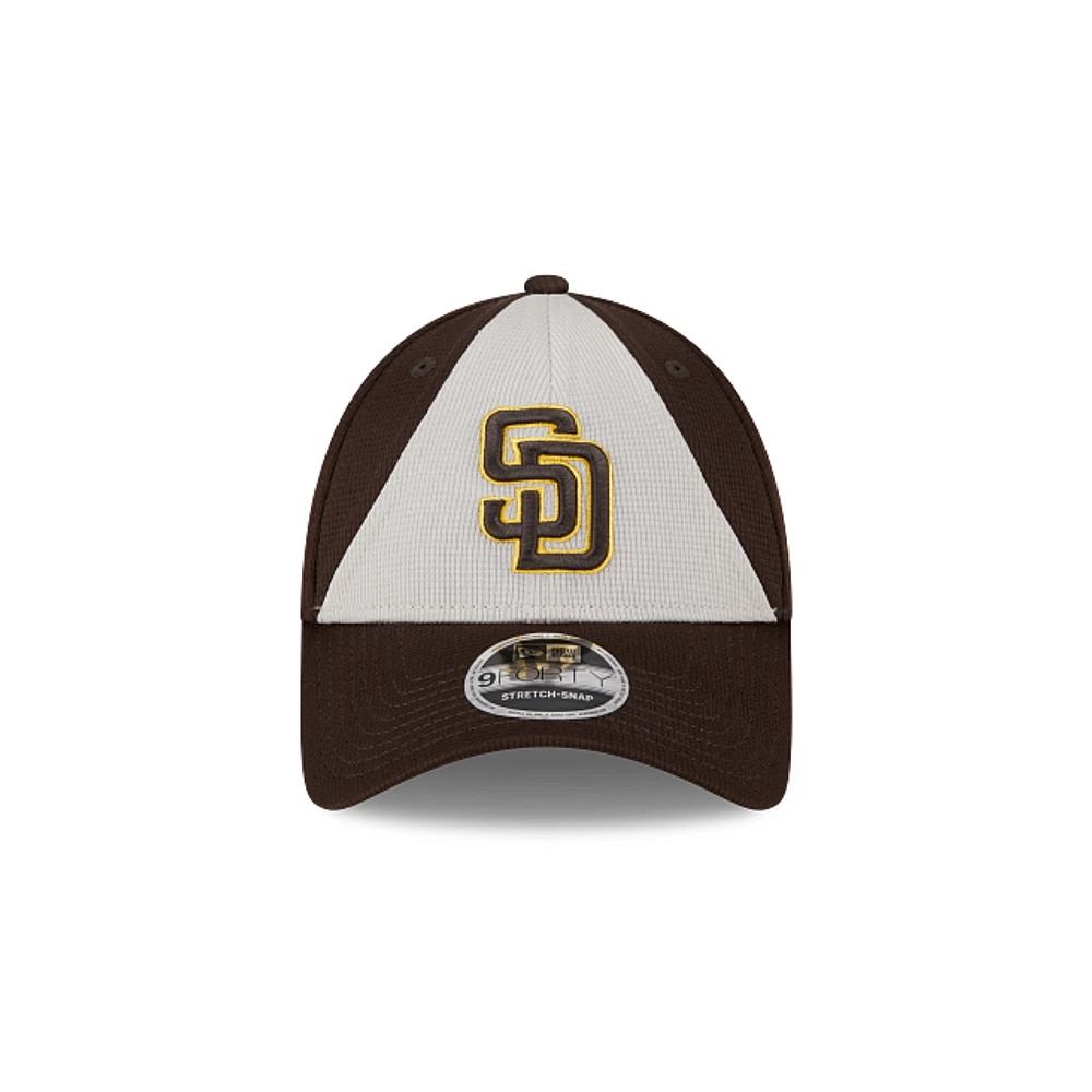 San Diego Padres MLB Batting Practice 2024 9FORTY Snapback