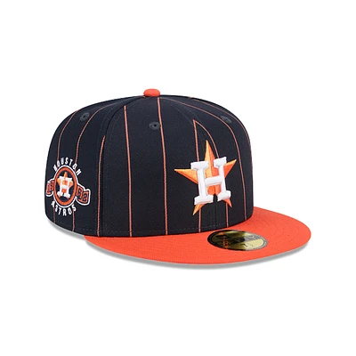 Houston Astros MLB Throwback 59FIFTY Cerrada Pinstripe